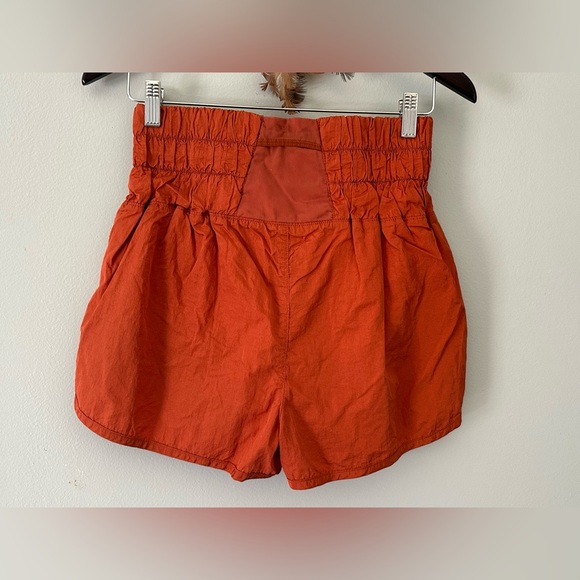 Free People Movement The Way Home Women’s Running Shorts Size M Burnt Orange - Picture 3 of 15